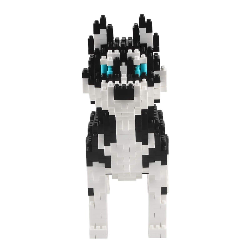 Larcele Micro Husky Dog Building Blocks Super Mini Pet Building Toy Bricks, 950 Pieces KLJM-02 (Husky) - Image 4
